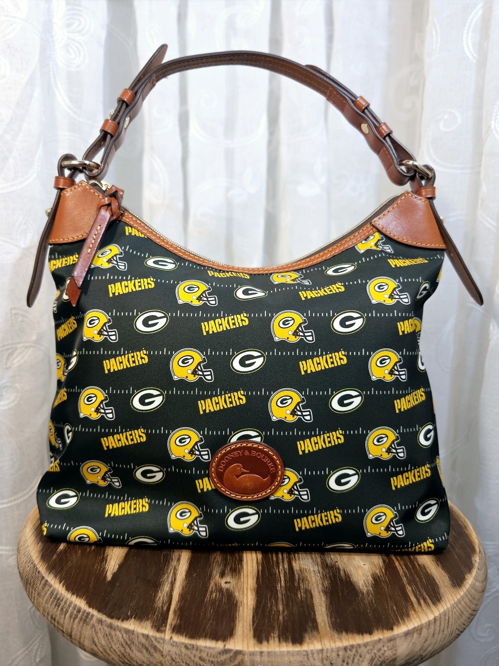 Dooney & Bourke Green Bay Packers NFL Hobo Bag - Excellent Condition!